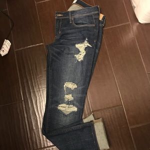 Abercrombie & Fitch distressed jeans sz 4 / 27